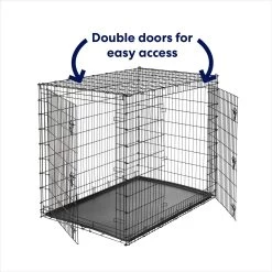 Frisco XX-Large Heavy Duty Double Door Wire Dog Crate, 54 Inch 10 Frisco XX-Large Heavy Duty Double Door Wire Dog Crate, 54 Inch -Frisco 97489 PT3. AC SS1800 V1667228484