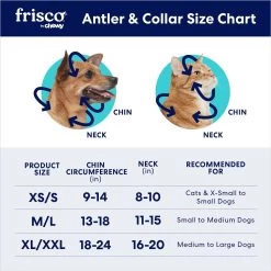 Frisco Jingle Bells Dog & Cat Holiday Collar With Bells, 1 Count & Frisco Holiday Antler Headband & Bell Collar Dog & Cat Costume -Frisco 986294 PT8. AC SS1800 V1698258174